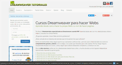 Desktop Screenshot of dreamweaver-tutoriales.com