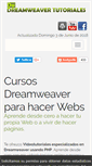 Mobile Screenshot of dreamweaver-tutoriales.com